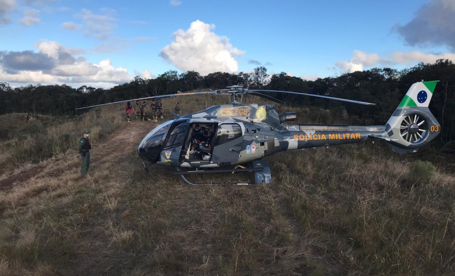 BPMOA resgata motociclista ferido em trilha na Região Metropolitana de Curitiba