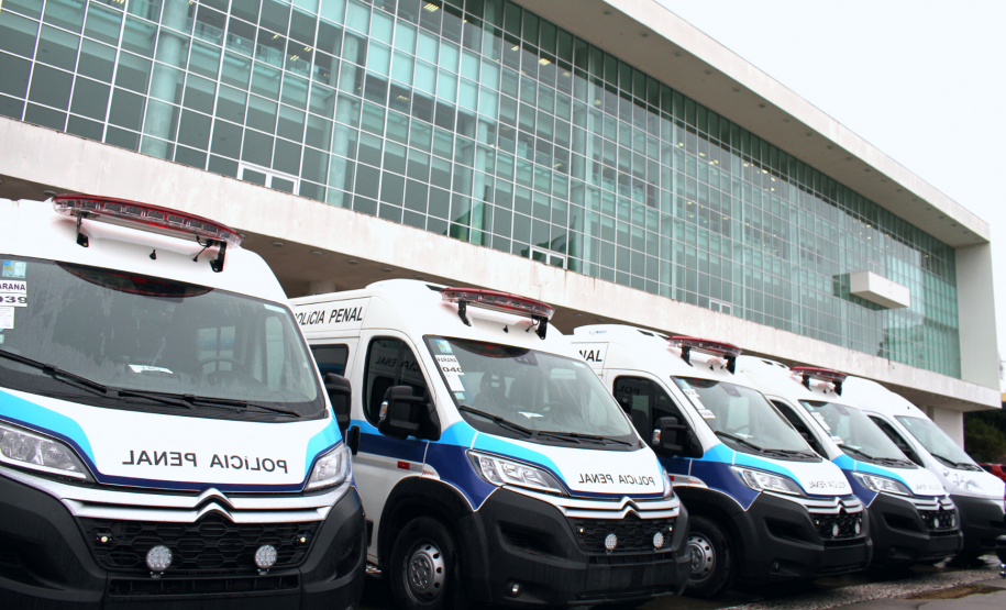 Estado entrega R$ 3,9 milhões em nova frota de veículos ao Departamento Penitenciário