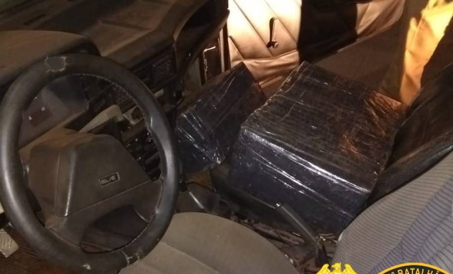 Adolescente tenta fugir da PM com 337 quilos de maconha, mas acaba apreendido em Guaíra