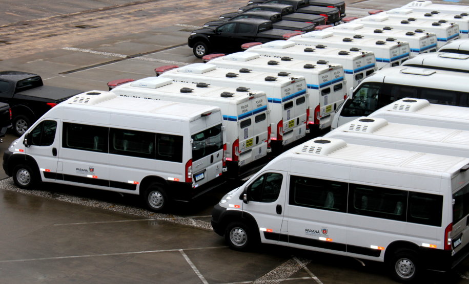 Estado entrega R$ 3,9 milhões em nova frota de veículos ao Departamento Penitenciário