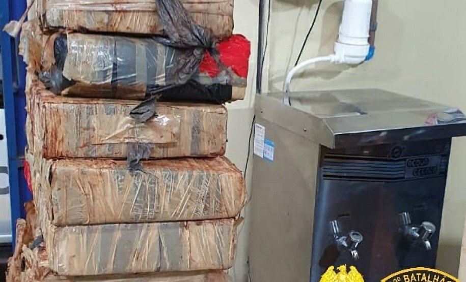 Mais de 260 quilos de maconha são apreendidos pelo 19º Batalhão em Palotina, no Oeste do Paraná