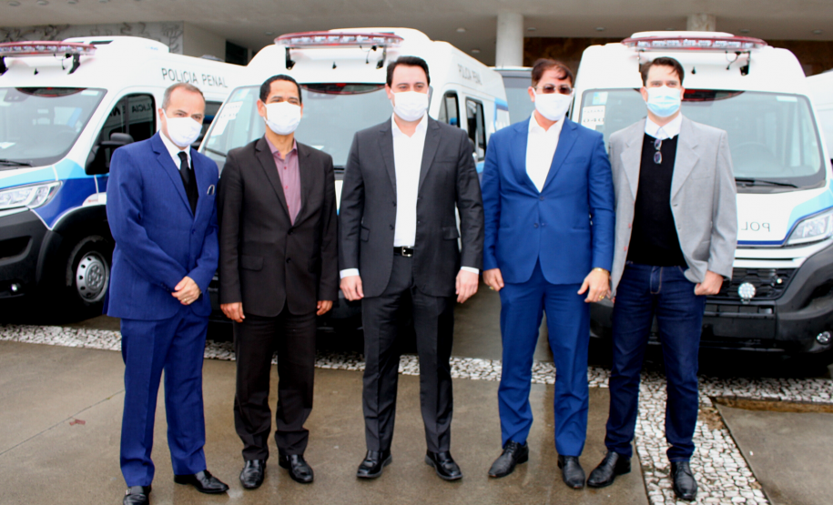 Estado entrega R$ 3,9 milhões em nova frota de veículos ao Departamento Penitenciário