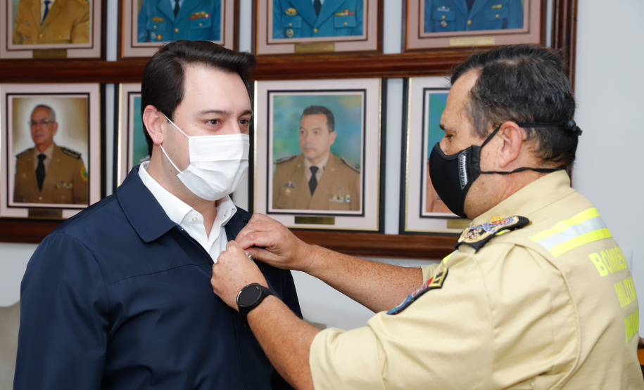 Governador e Secretário da Segurança agradecem trabalho dos bombeiros do Paraná