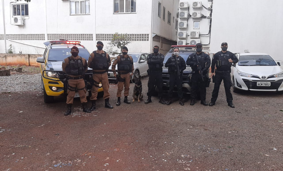 Depen e PM apreendem maconha, cocaína e LSD que seriam entregues a preso de Francisco Beltrão