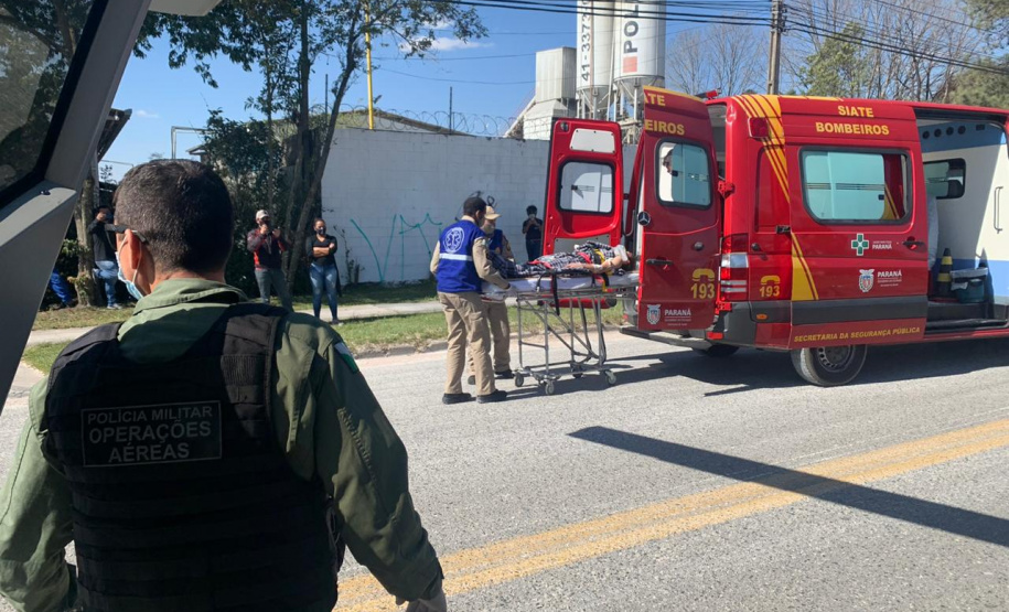 Após homem ter o braço amputado em acidente de trabalho, BPMOA faz resgate aeromédico na CIC