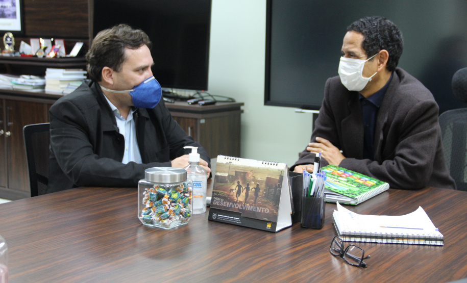 Secretário coronel Marinho se reúne com prefeito de Ibaiti