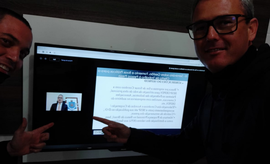 Depen do Paraná apresenta parcerias para ofertar trabalho a presos