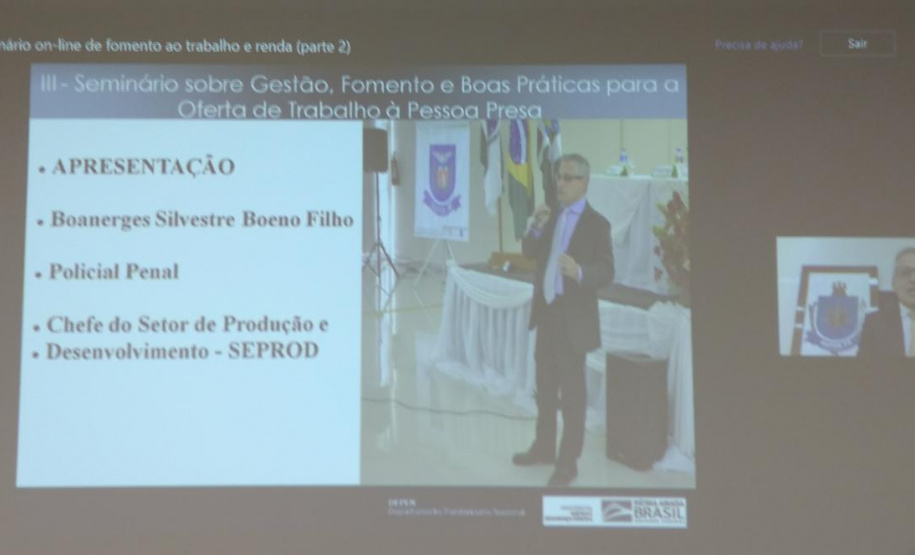 Depen do Paraná apresenta parcerias para ofertar trabalho a presos