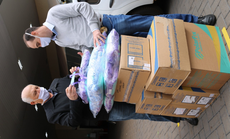 Depen entrega mais sete mil máscaras ao Hospital do Câncer de Cascavel