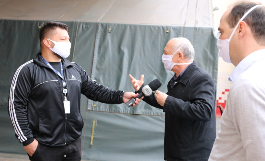 Depen entrega mais sete mil máscaras ao Hospital do Câncer de Cascavel