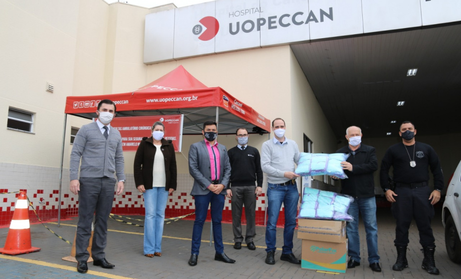 Depen entrega mais sete mil máscaras ao Hospital do Câncer de Cascavel