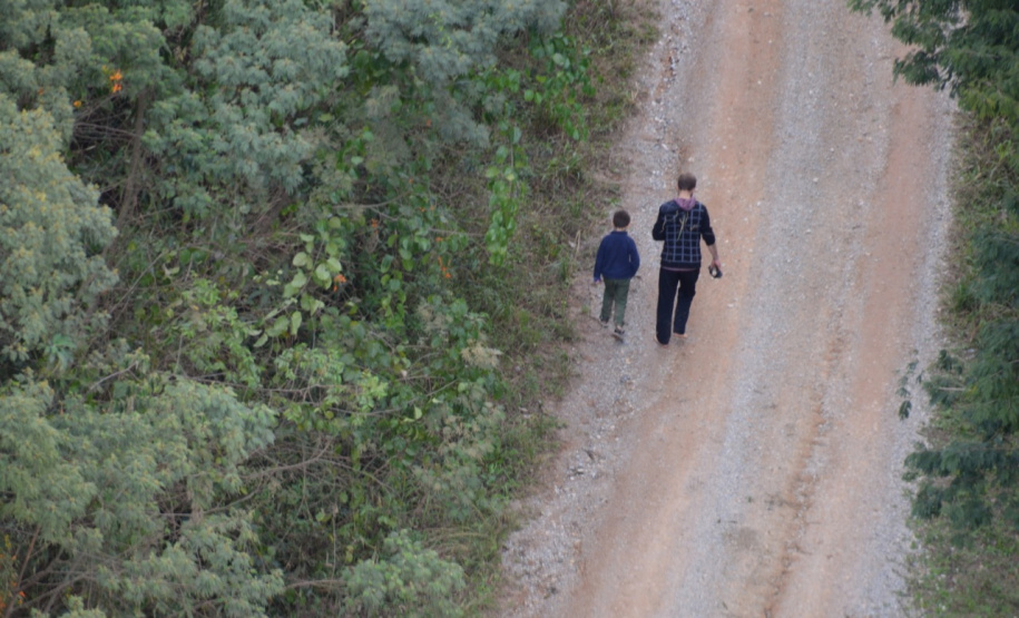 BPMOA localiza criança e pai que estavam desaparecidos na zona rural de Itaperuçu, na RCM