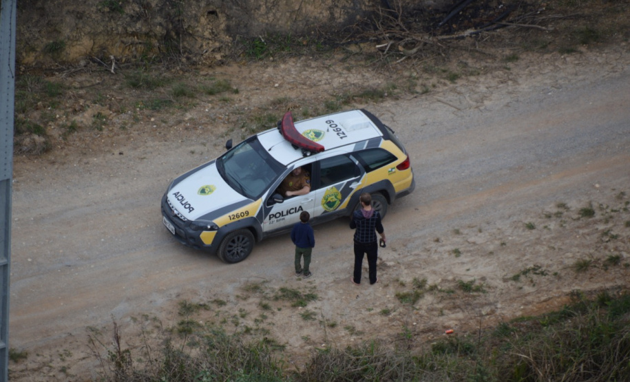 BPMOA localiza criança e pai que estavam desaparecidos na zona rural de Itaperuçu, na RCM