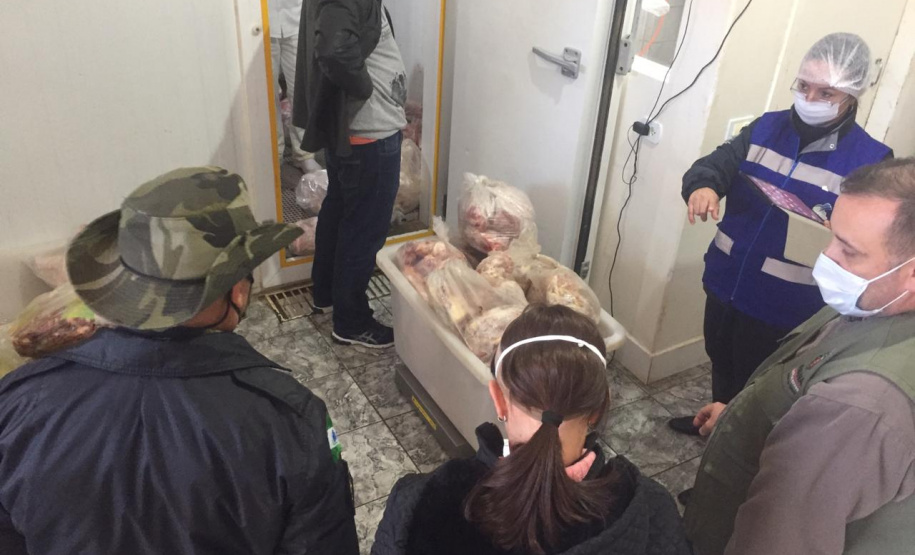 Cinco toneladas de carne são apreendidas pelo BPAmb-FV no Noroeste do estado