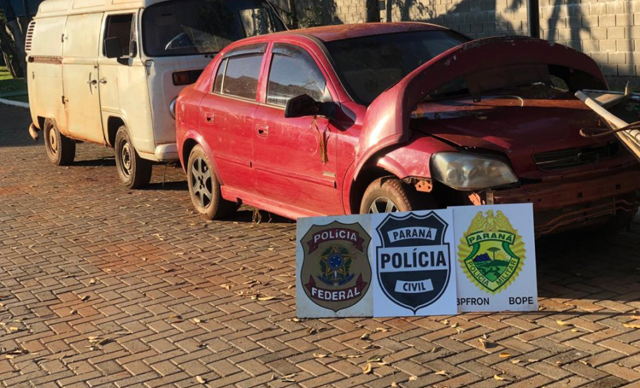 Carros com contrabando são apreendidos em Guaíra (PR) durante a Operação Hórus