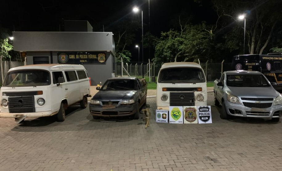 Em situações distintas da Operação Hórus, mais de 317 mil pacotes de cigarros contrabandeados são apreendidos