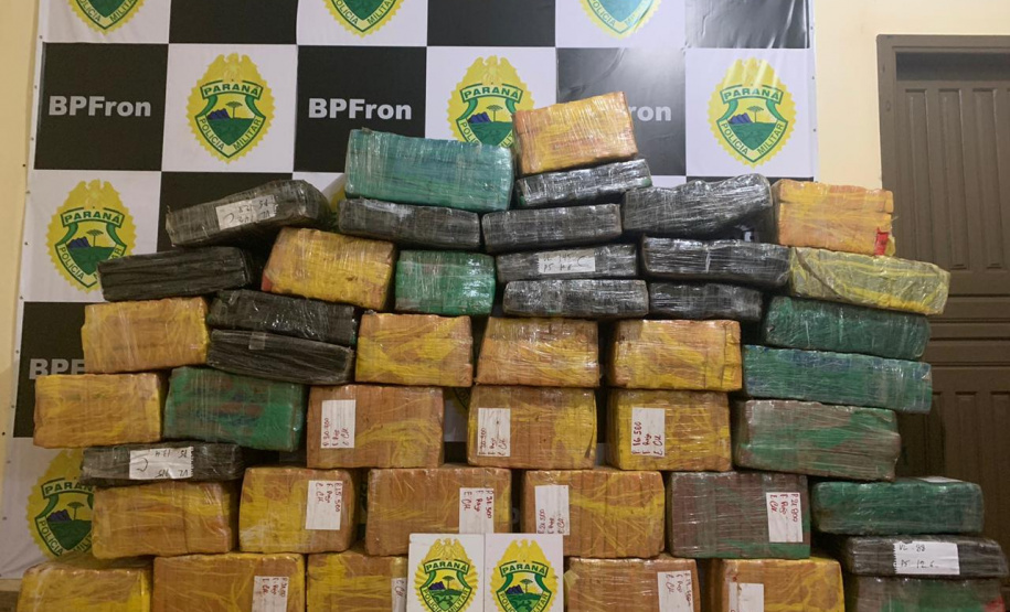 BPFron apreende 4,9 toneladas de maconha em duas abordagens no Oeste do estado