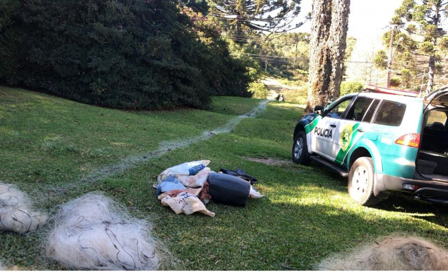 BPAmb-FV apreende mais de 2,7 mil metros de rede, uma capivara e aplica mais de R$ 66 mil em multa