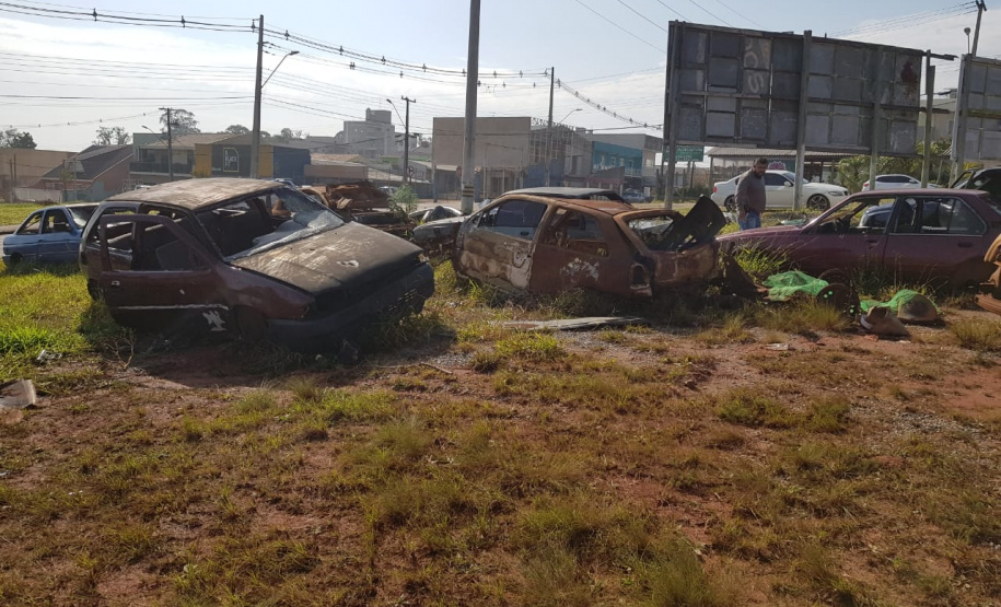 SESP retira veículos do pátio da Delegacia de Fazenda Rio Grande