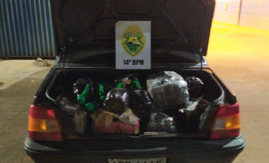 Contrabando da Argentina é apreendido pela PM durante abordagem em Foz do Iguaçu