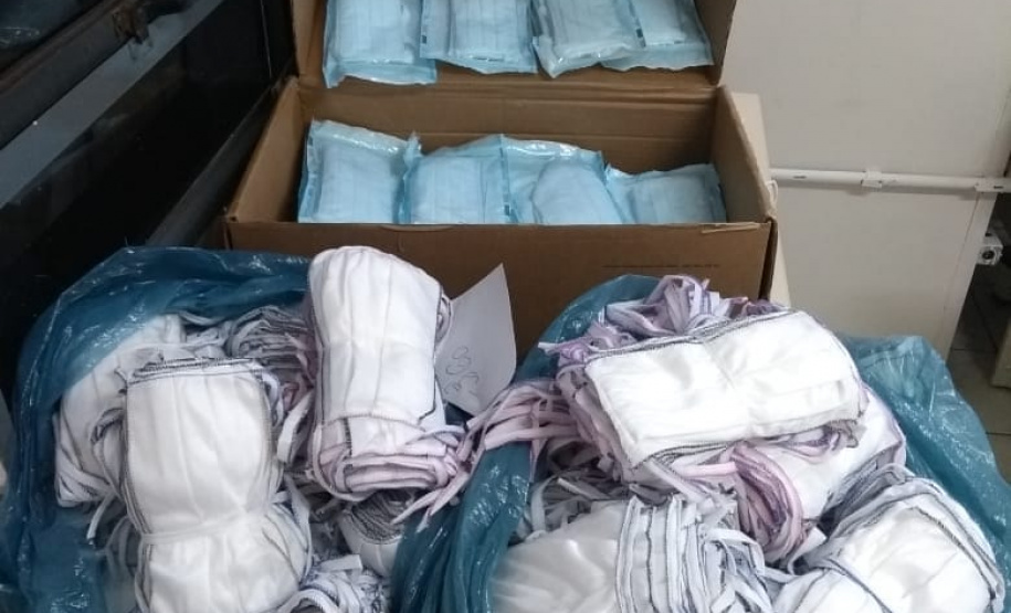 Presos do Paraná já produziram 2 milhões de unidades de EPIs