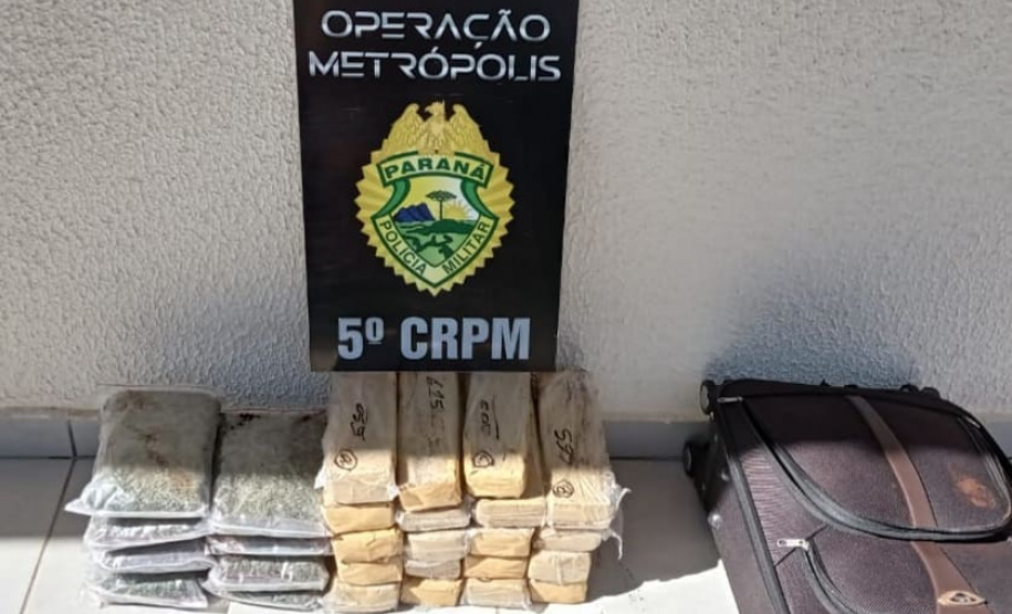Com a Operação Metrópolis, PM prende 108 pessoas e apreende mais de 400 quilos de maconha