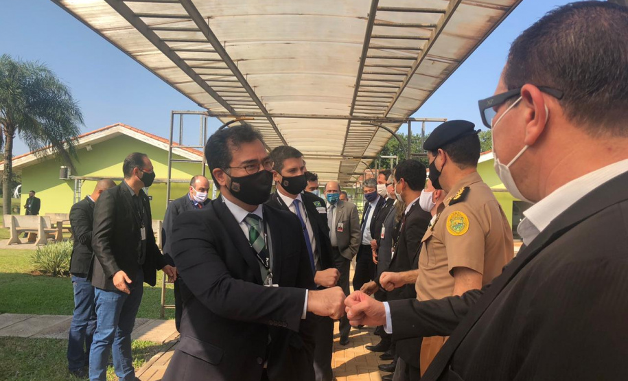 Secretário coronel Marinho participa de divulgação do balanço da 22ª fase da Operação Nova Aliança junto com o ministro da Justiça