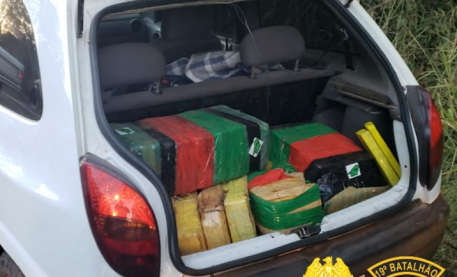 Mais de meia tonelada de maconha é apreendida em Toledo (PR) em abordagens distintas da PM