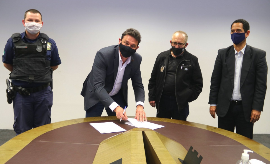 Segurança e três municípios da RMC firmam cooperação técnica