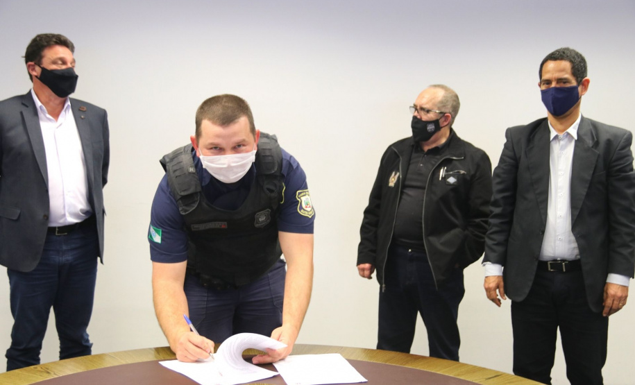 Segurança e três municípios da RMC firmam cooperação técnica
