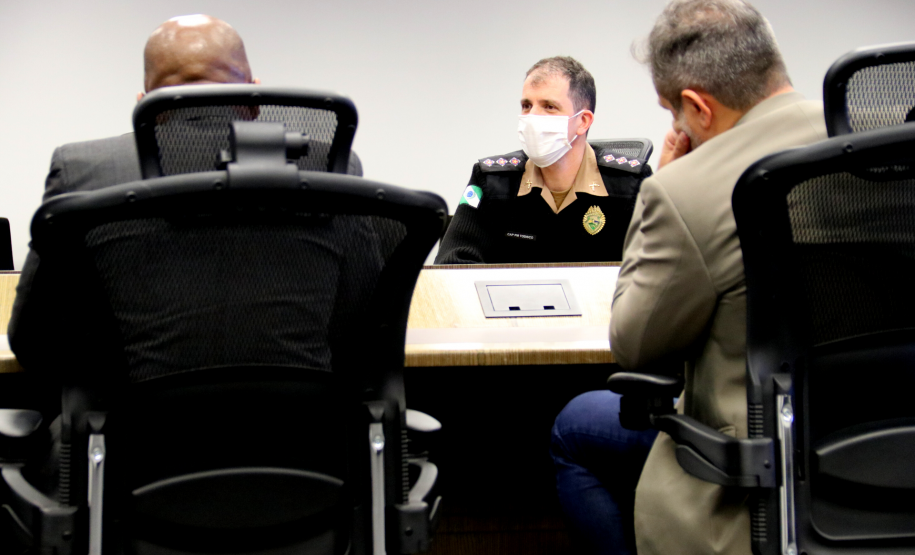 Reunião reforça parceria entre SESP e PRF