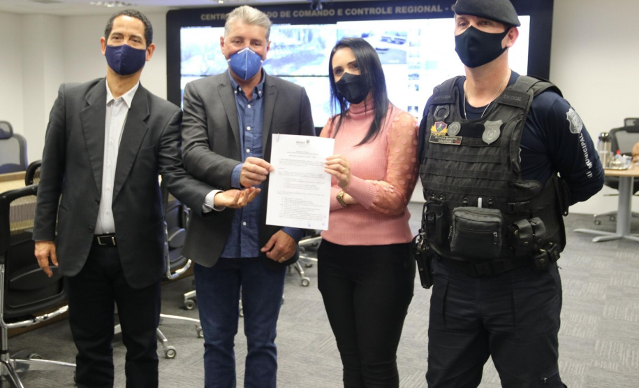 Segurança e três municípios da RMC firmam cooperação técnica