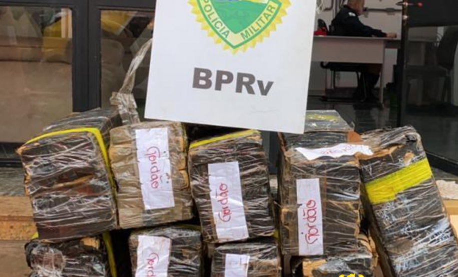 BPRv apreende quase 200 quilos de maconha no norte do Paraná