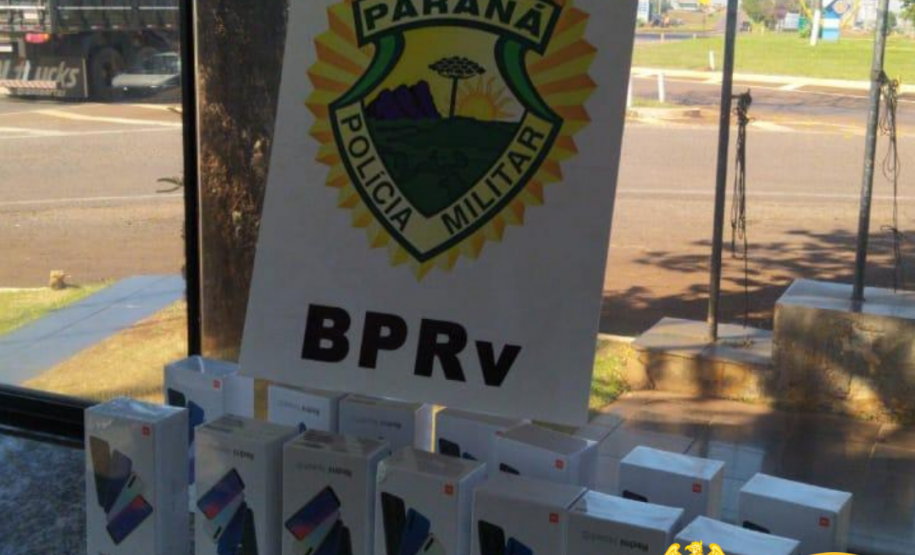 Em situações distintas, BPRv apreende R$ 60 mil em celulares