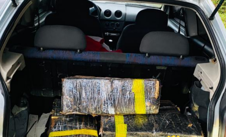 BPRv apreende quase 200 quilos de maconha no norte do Paraná