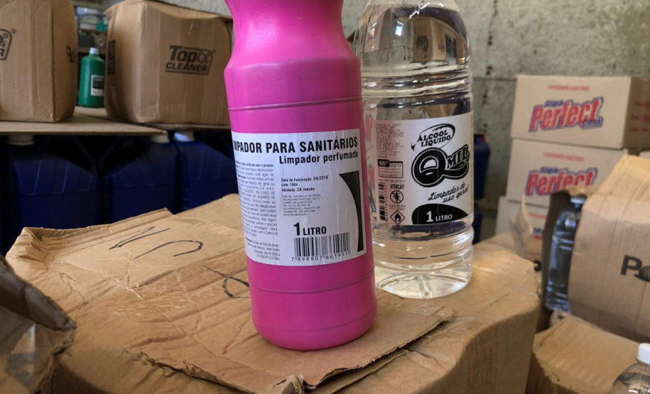Polícia Civil descobre depósitos clandestinos de álcool em gel falsificados