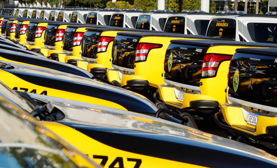 Governo entrega 70 novas viaturas para a Polícia Rodoviária Estadual