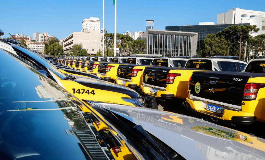 Governo entrega 70 novas viaturas para a Polícia Rodoviária Estadual