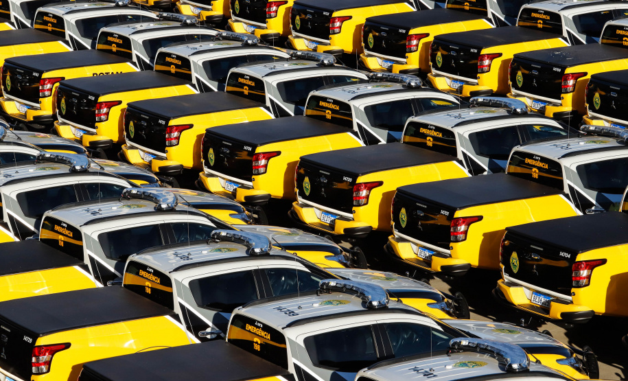 Governo entrega 70 novas viaturas para a Polícia Rodoviária Estadual