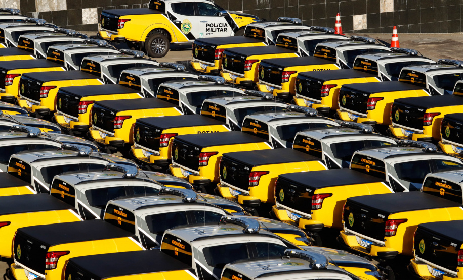Governo entrega 70 novas viaturas para a Polícia Rodoviária Estadual