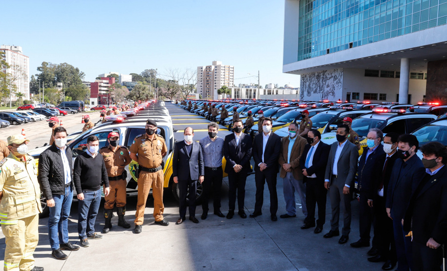 Governo entrega 70 novas viaturas para a Polícia Rodoviária Estadual