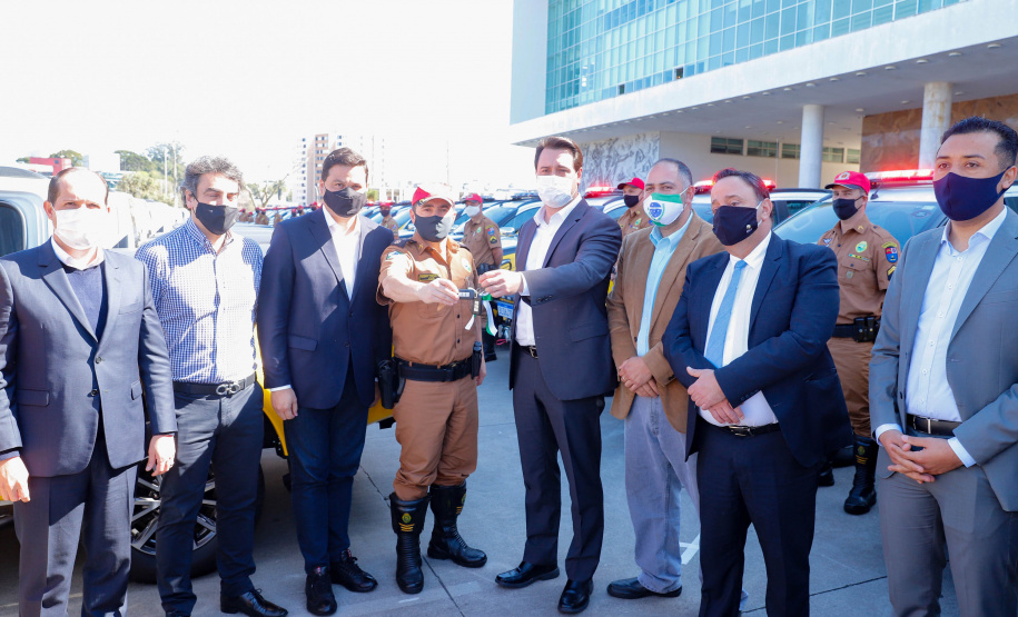 Governo entrega 70 novas viaturas para a Polícia Rodoviária Estadual