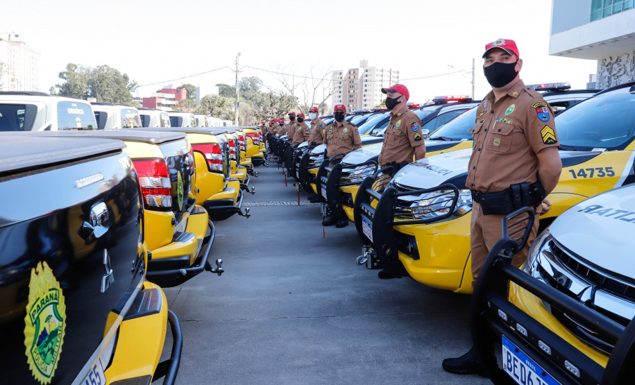 Governo entrega 70 novas viaturas para a Polícia Rodoviária Estadual