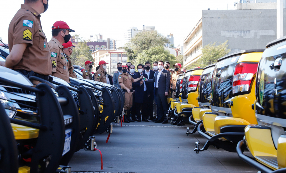 Governo entrega 70 novas viaturas para a Polícia Rodoviária Estadual