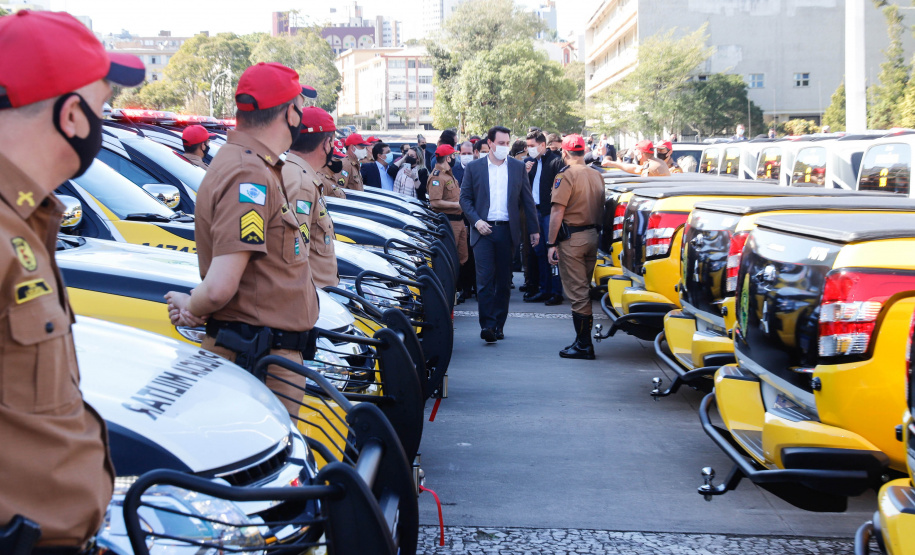 Governo entrega 70 novas viaturas para a Polícia Rodoviária Estadual