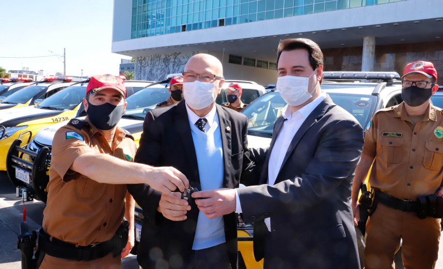 Governo entrega 70 novas viaturas para a Polícia Rodoviária Estadual