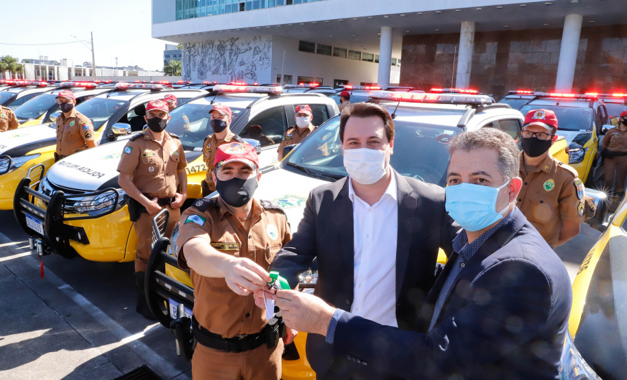 Governo entrega 70 novas viaturas para a Polícia Rodoviária Estadual