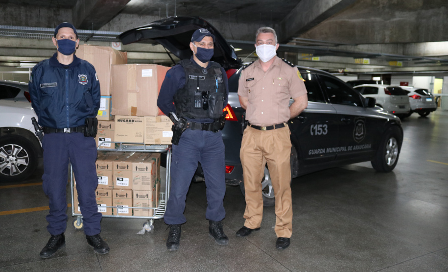 Segurança Pública repassa mais de 134 mil EPIs contra Covid-19 a Guardas Municipais do Paraná