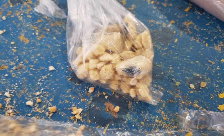 Familiar de preso envia 200 gramas de cocaína misturada à farinha Penitenciária de Francisco Beltrão