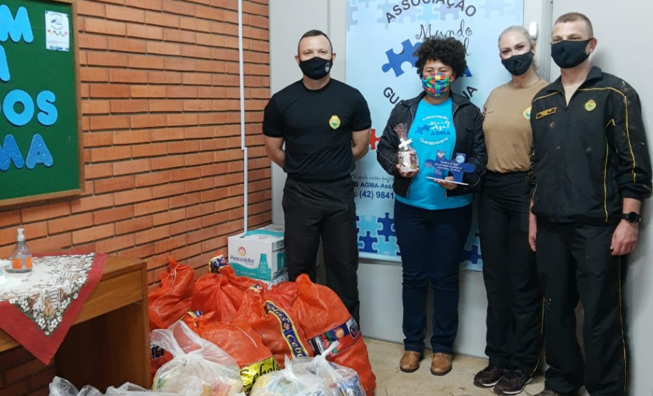 Batalhão da PM arrecada mais mais de 4,5 toneladas de alimentos com a Live da Ternura